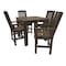 Highwood Usa Lehigh 5pc Square Counter Height Outdoor Patio Furniture Dining Set AD-CNL44-ACE - alternate 1